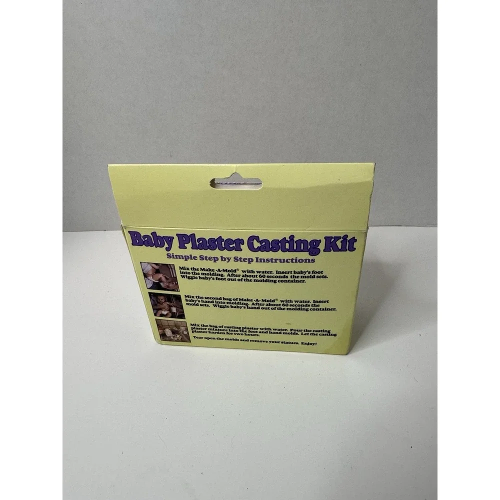Baby Keepsake Plaster Casting Kit - Foot or Hand Molding Kit Makes 2